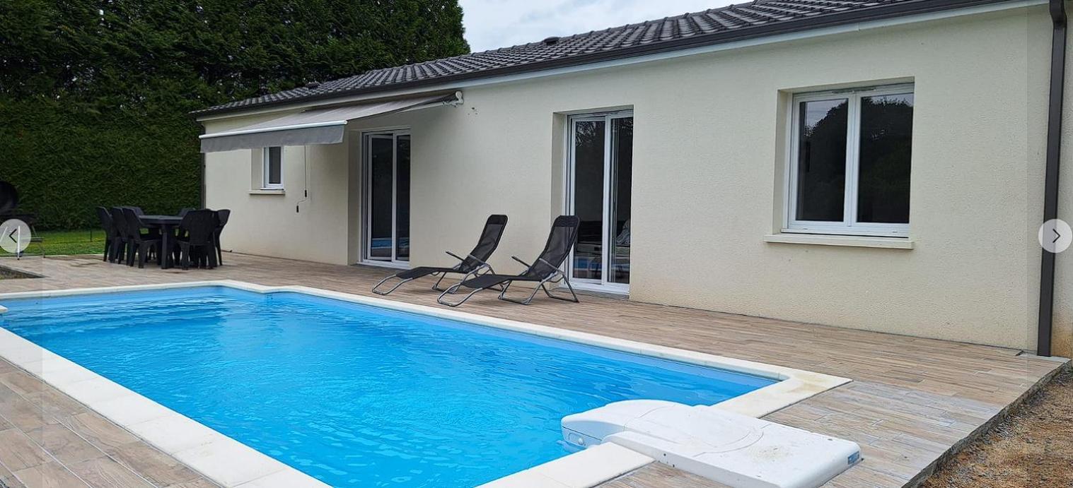 הוילה פיאג'ו פלוביאר Les Granges De Soulagnieux Et Sa Piscine Privee מראה חיצוני תמונה